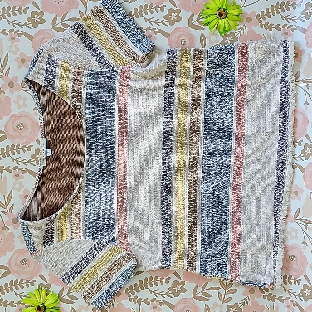 Green Envelope Los Angeles Striped Top